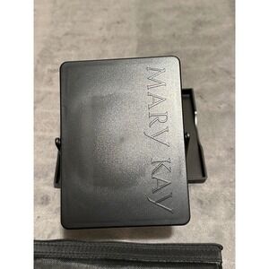 3- Mary Kay Face Case Mirror Black Foldable Travel Vanity Mirror with Pouch New